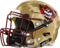 McIntosh County Academy Buccaneers Helmet Left