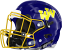 Washington-Wilkes Tigers Helmet Left