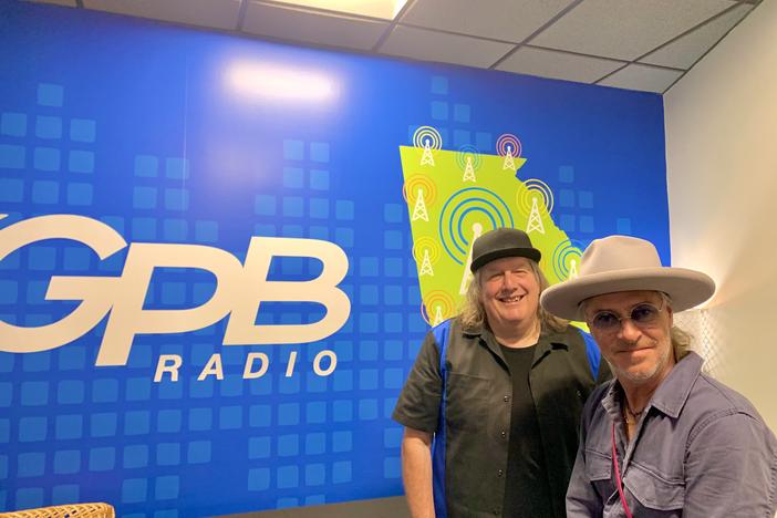 Kevn Kinney and Ed Roland visit the GPB Studios on  April 14, 2023. Collective Soul and Drive N Cryin will perform at the Fox Theatre in Atlanta on May 13, 2023.