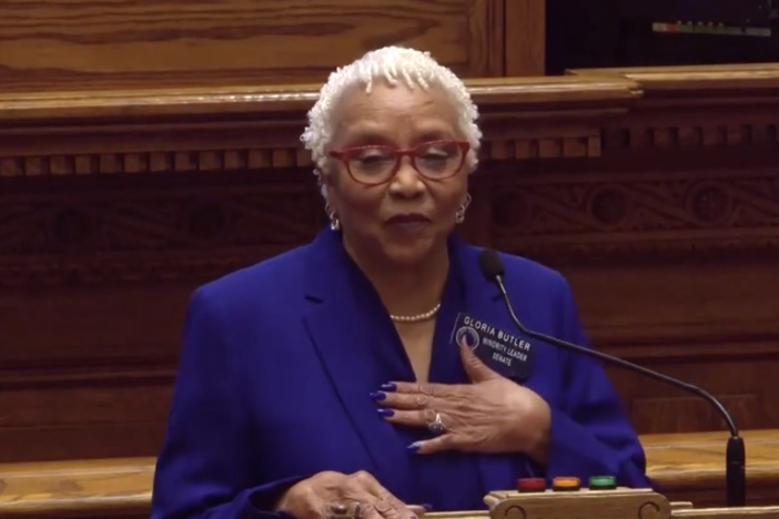 After 26 years of service in the Georgia General Assembly, Sen. Gloria Butler (D-Stone Mountain) announced her retirement in the Senate