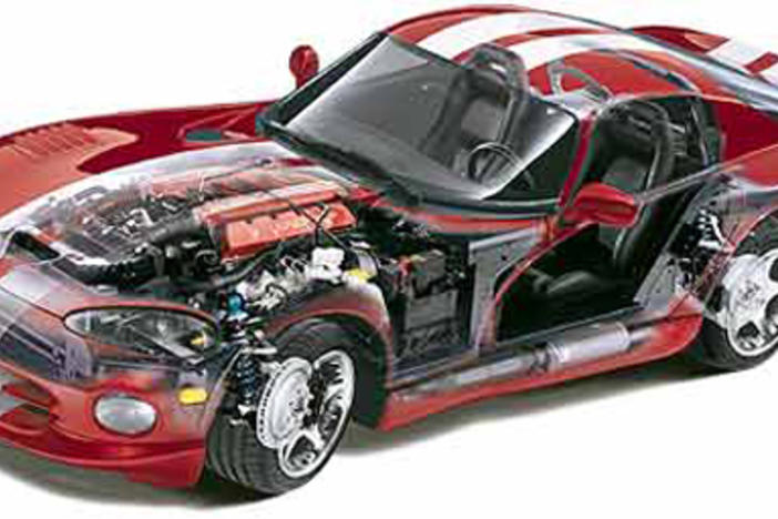 Schematic of a 1999 Dodge Viper. Image courtesy of Jeff Shmanske and http://www.chattcougar.com/jshmanske/