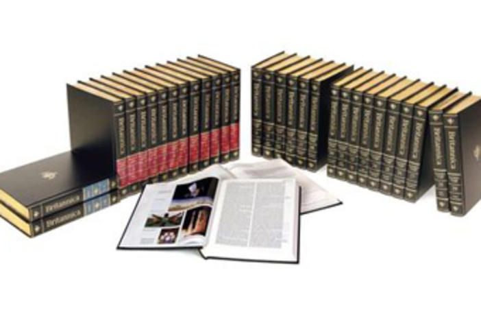 A new Encyclopædia Britannica print set will no longer be published. Photo courtesy NPR.