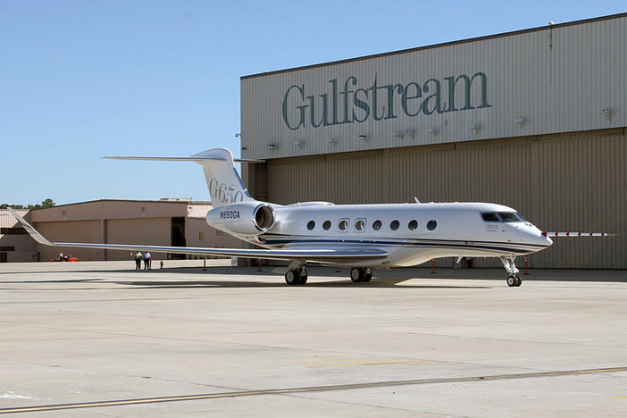 Construction is scheduled to be completed by May 2015 on Gulfstream's 110,000 square foot maintenance facility.