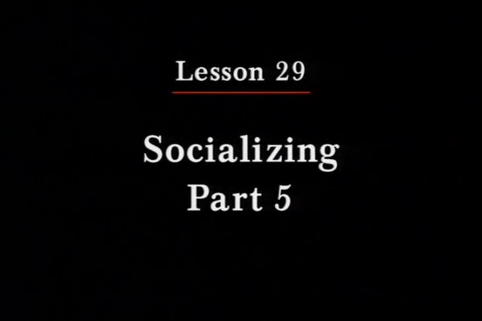 JPN II, Lesson 29. Socializing: invitation to one's home and party planning.