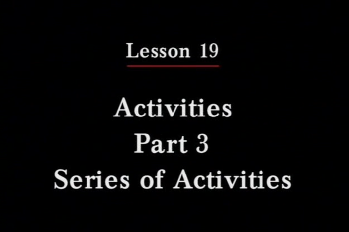 JPN II, Lesson 19. The topic covered is hobbies.