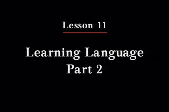 JPN II, Lesson 11. The topic covered is what someone is doing at this moment