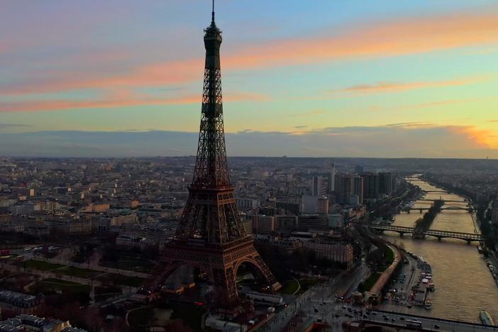Did you know that the Eiffel Tower was once red?