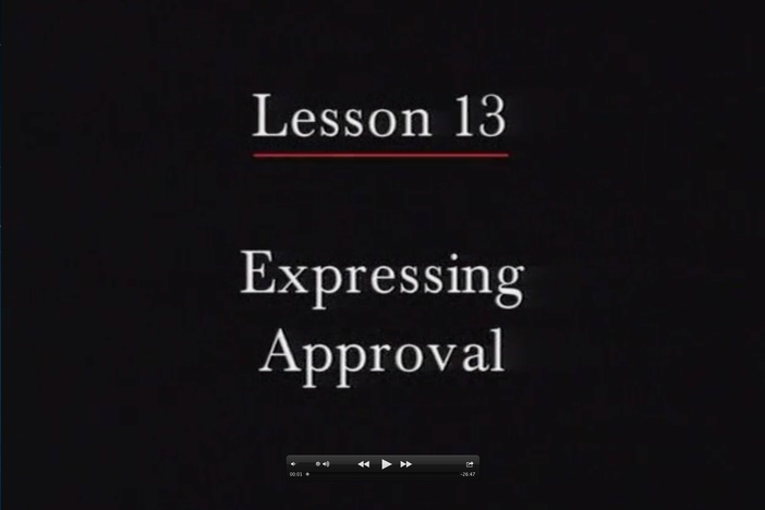 JPN I, Lesson 13. Classroom objects and approval/disapproval.