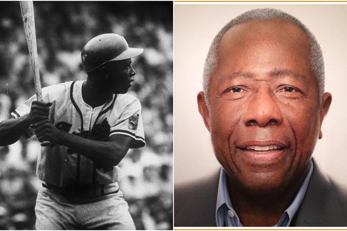 Henry Louis "Hank" Aaron (born February 1934), nicknamed "Hammer," or "Hammerin' Hank," is a retired American Major League Baseball (MLB) right fielder. He played 21 seasons for the Milwaukee/Atlanta Braves in the National League.