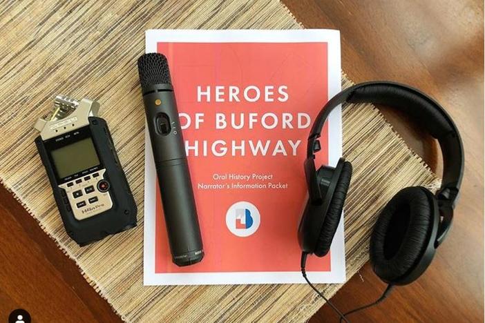 One of 'We Love BuHi's ongoing projects involves collecting oral histories from people who live and work along Buford Highway.