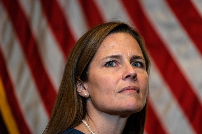 U.S. Supreme Court Justice Amy Coney Barrett's first opportunity to weigh in on abortion and contraception could come as early as this week, as the high court decides whether to take up a Mississippi case.
