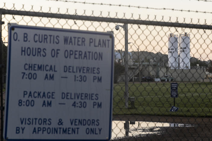 The O.B. Curtis Water Treatment Plant in Jackson, Mississippi, shown late last month. Jackson is currently struggling with access to safe drinking water after flooding caused a disruption at a main water processing facility.