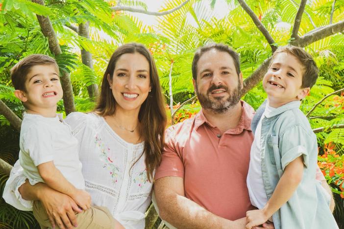 Susan and Chris Finazzo have enrolled their sons Dylan and Chase in a study of gene therapy for Duchenne muscular dystrophy. The experimental treatment is still being studied but researchers hope it may help prevent the devastating effects of the disease.