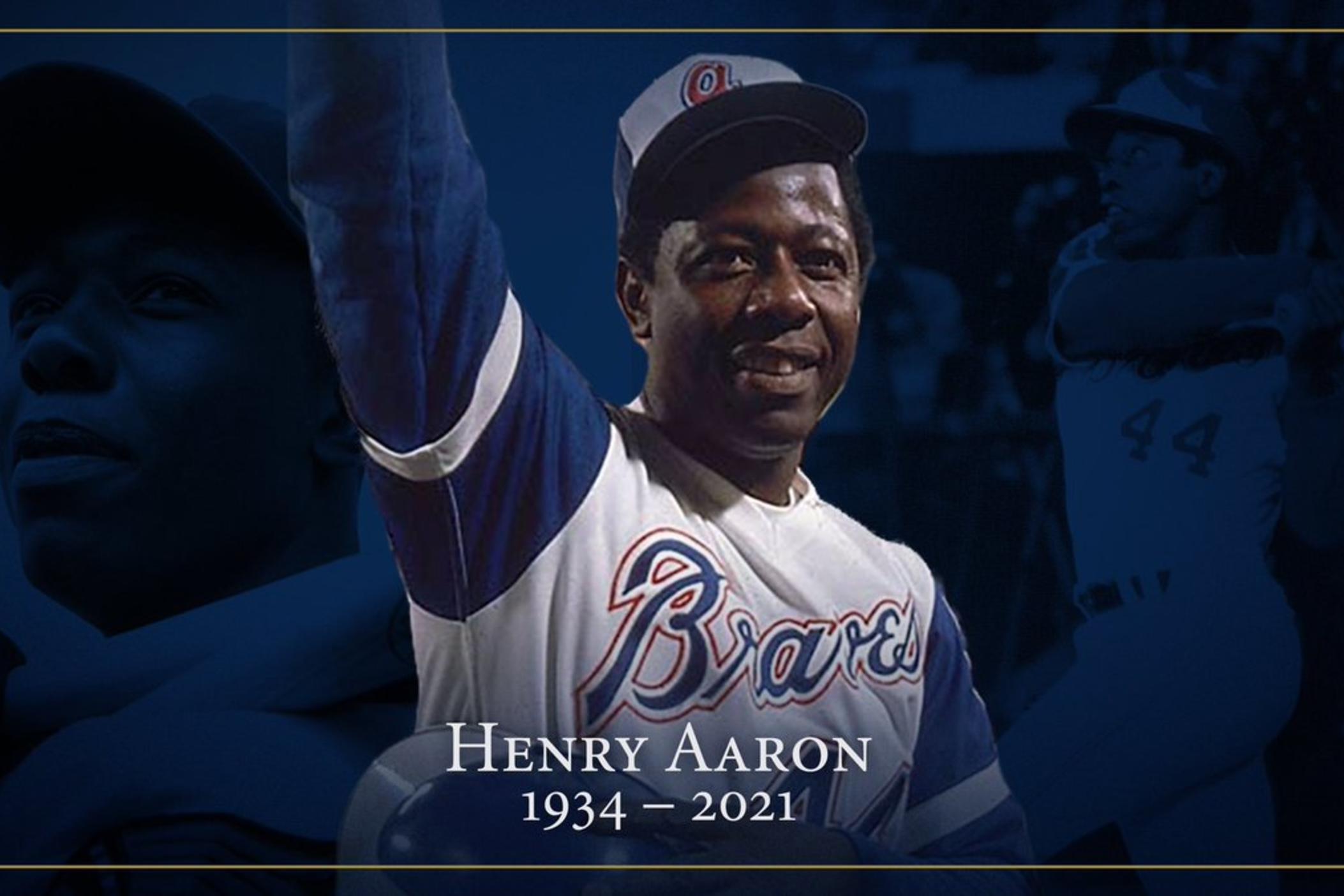 The Great Hank Aaron! He started his career in Milwaukee with the