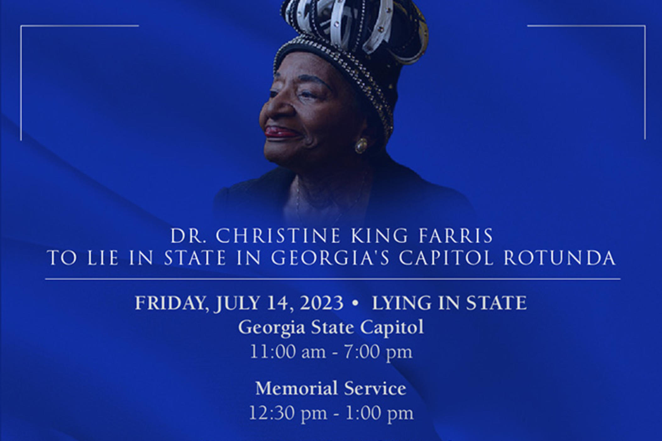 The last sibling of the Rev. Dr. MLK, Jr. to lie in state in GA