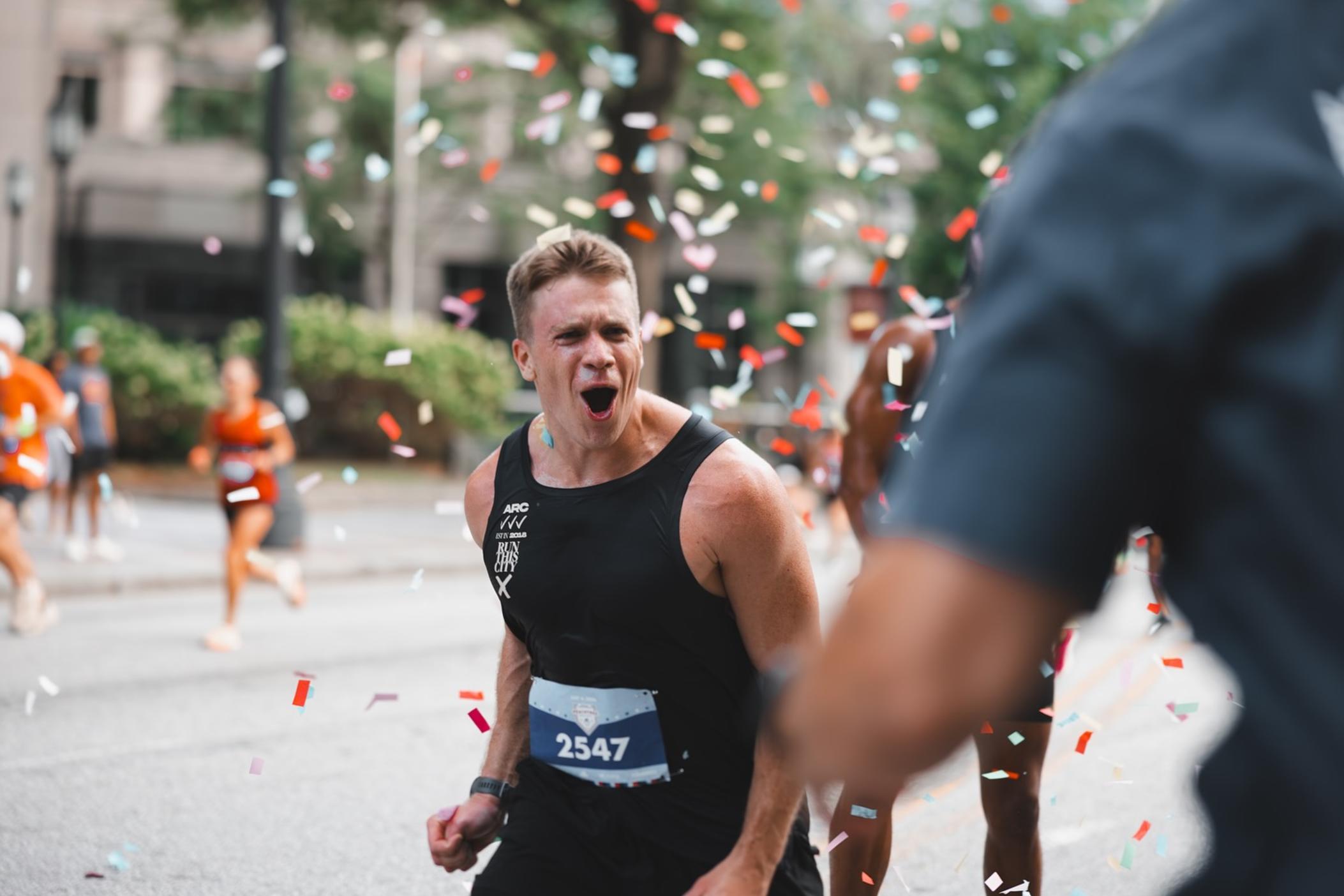 Zach Smith has been a member of the Atlanta Run Club for two years and ran his first Peachtree Road Race this year.
