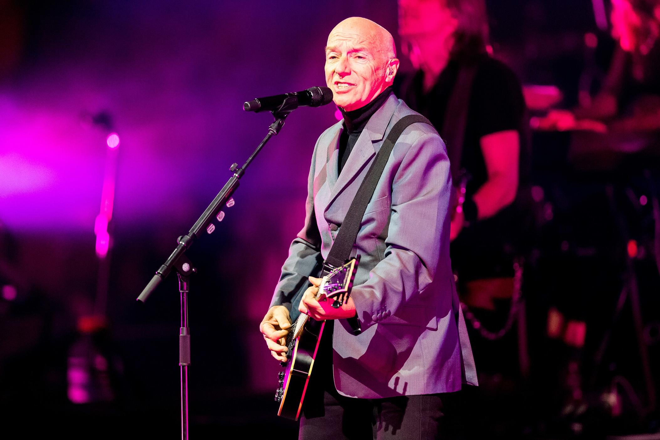 Midge Ure during Rock Meets Classic at MHP Arena, Ludwigsburg, Baden-Württemberg, Germany on  April 10, 2024.