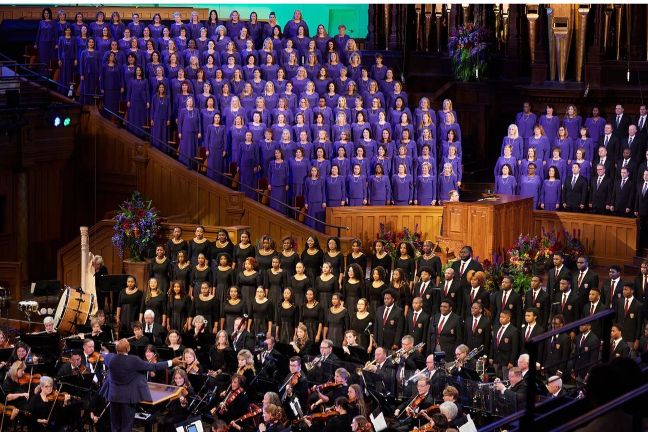 “It was a remarkable moment in his history of the choir," ”The Tabernacle Choir President Michael O. Leavitt noted after that Intermountain performance in Salt Lake City last year.