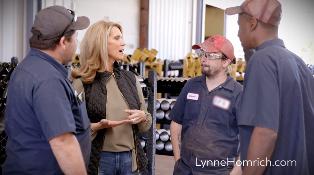 Former Home Depot Executive Lynne Homrich releases campaign ad announcing her run for Georgia's 7th Congressional District.