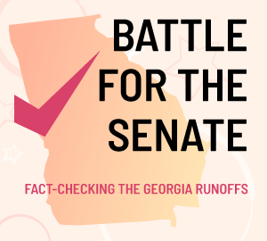 Battle for the Senate logo from FactCheck.org