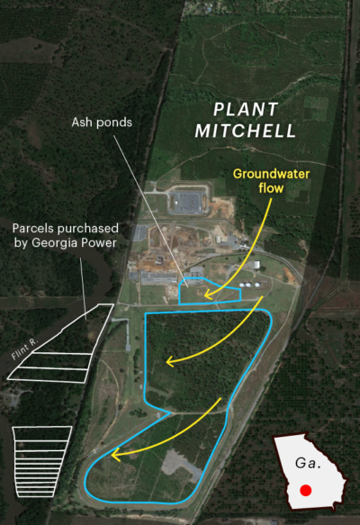 Land around Plant Mitchell.