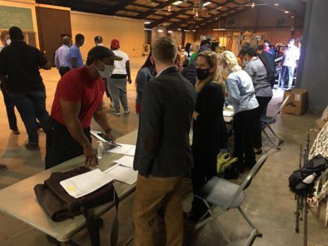 More then 200 people showed up to bid on 11 Macon-Bibb County properties up for auction in late March in the Land Bank Authority’s tax sale.
