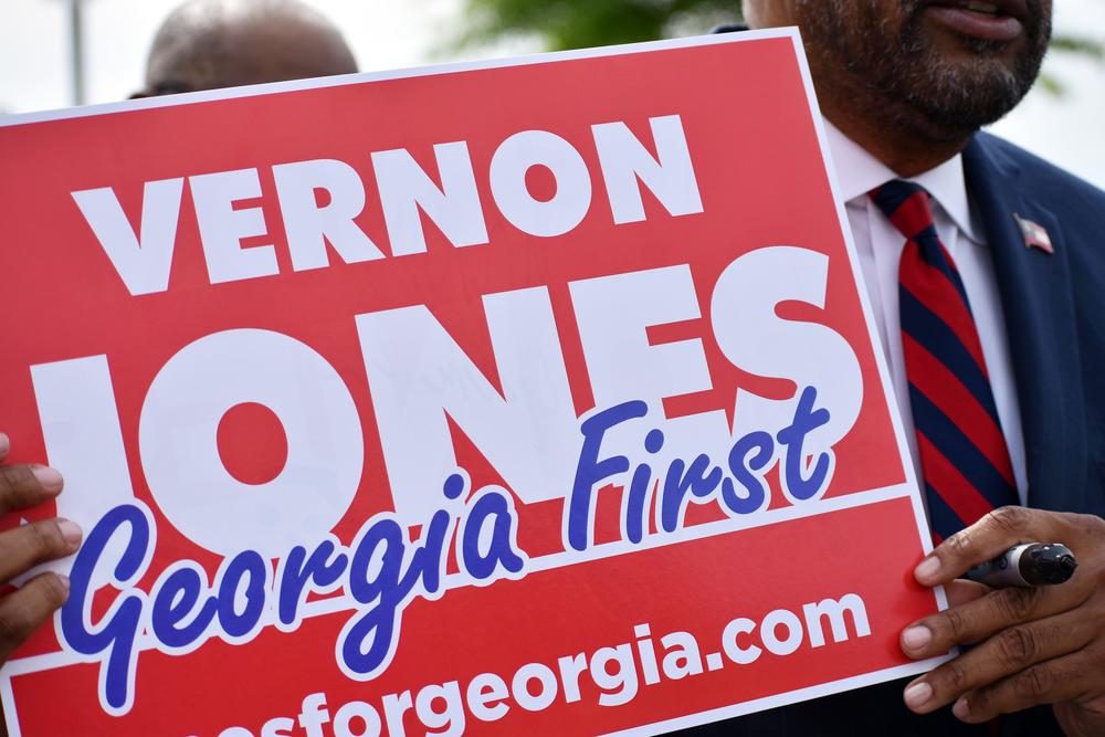 Former Democratic lawmaker Vernon Jones is running to challenge Gov. Brian Kemp in the 2022 GOP gubernatorial primary.