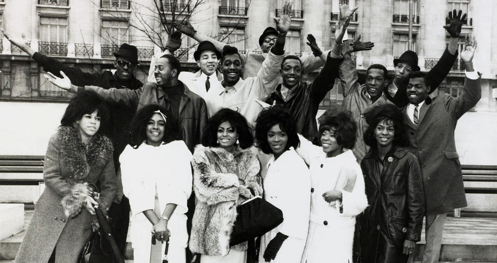 Motown’s top artists during a tour of the UK.