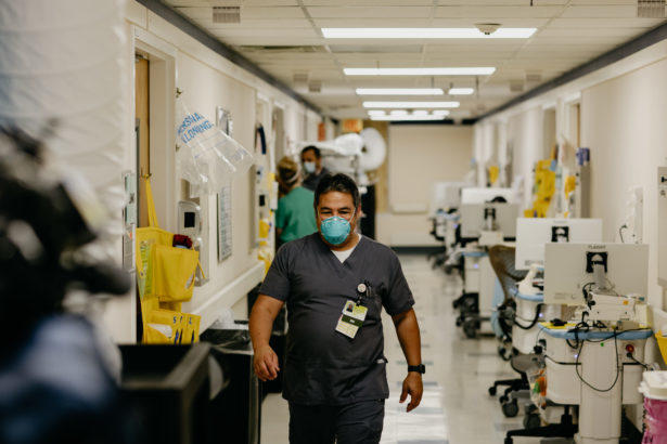 Gainesville-based Northeast Georgia Health System COVID unit.