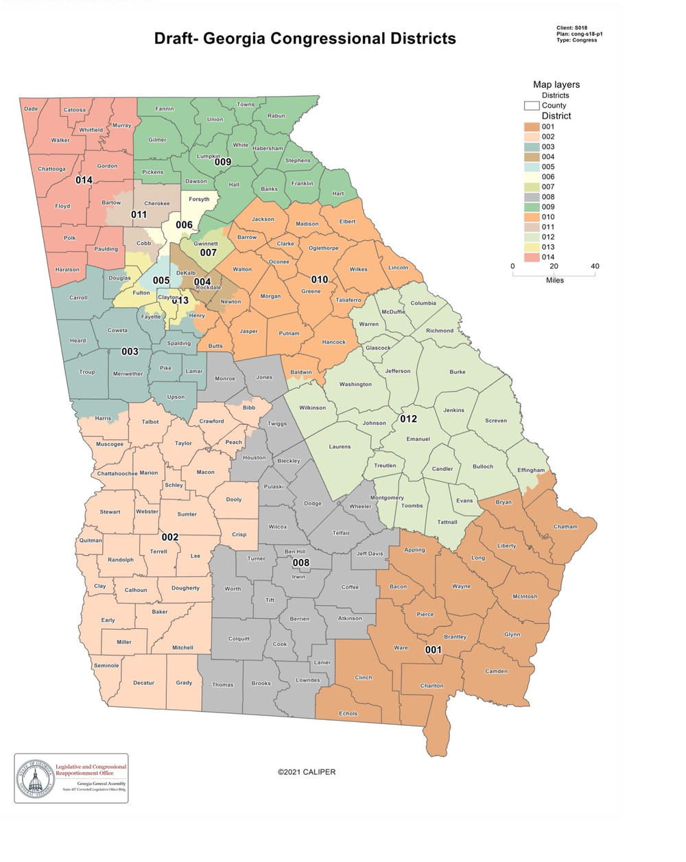 What Georgia's First Proposed Congressional Map Does — And Doesn't ...