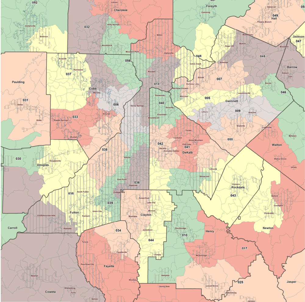 Georgia Republicans Release State House And Senate Redistricting Maps ...