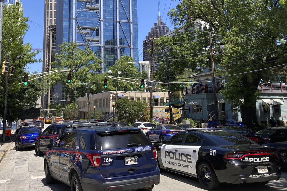 Press Conference: Suspect Arrested After Midtown Atlanta Shooting Left ...