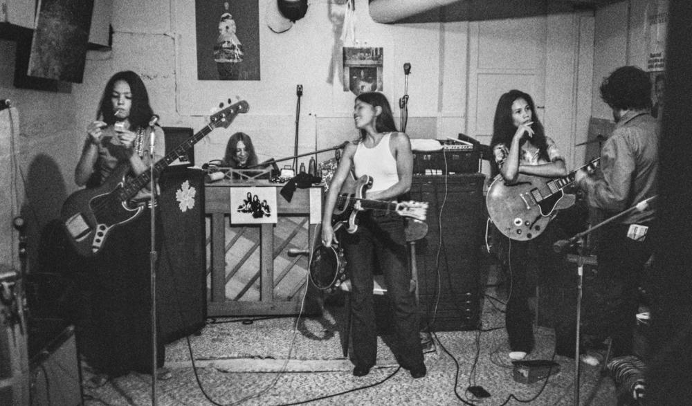 The Band Fanny practicing in 1969.