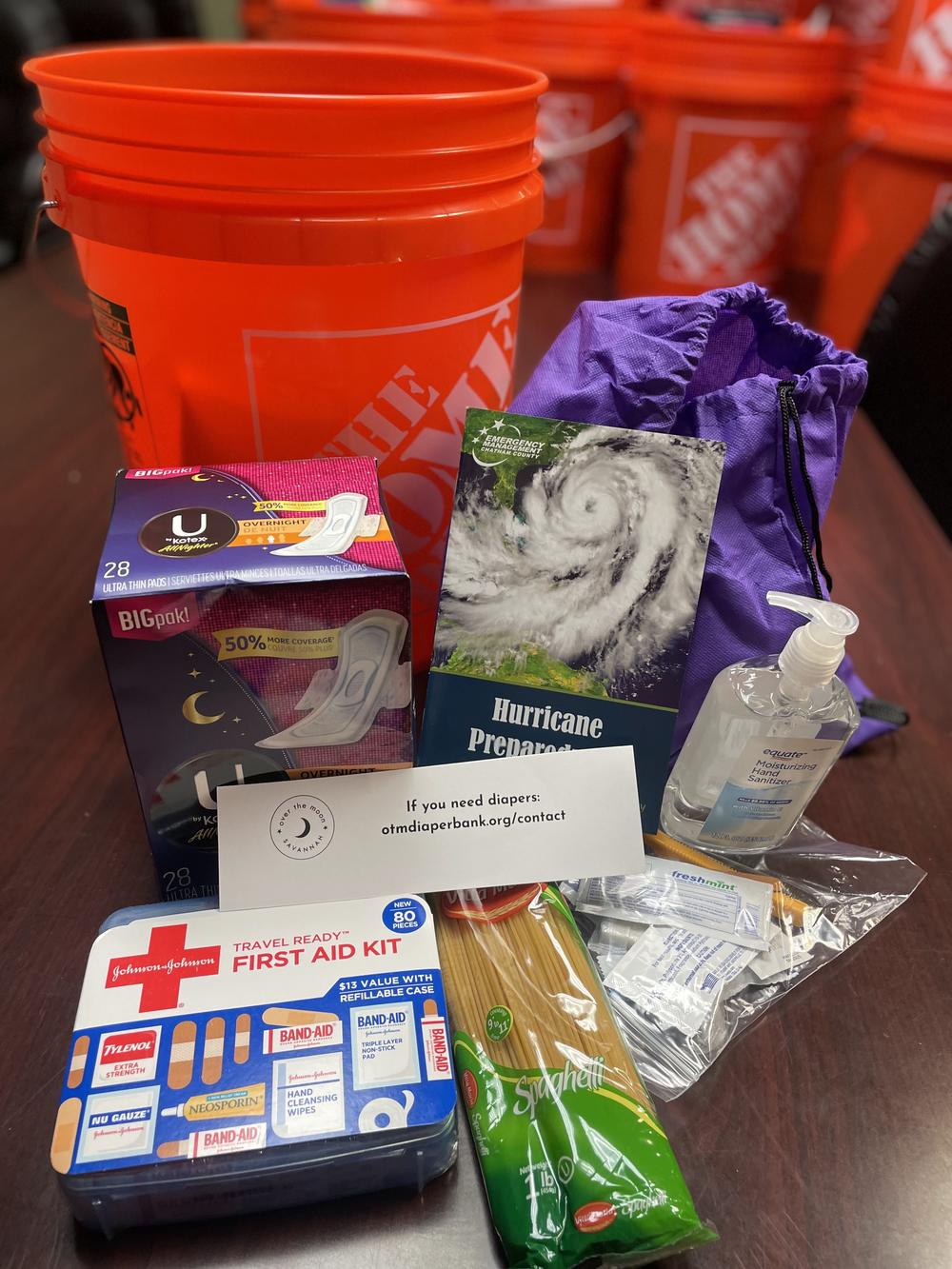 The Partnership for Southern Equity partnered with local organizations to assemble and distribute hurricane preparedness kits to historically disenfranchised communities in coastal Georgia. Credit: The Partnership for Southern Equity.