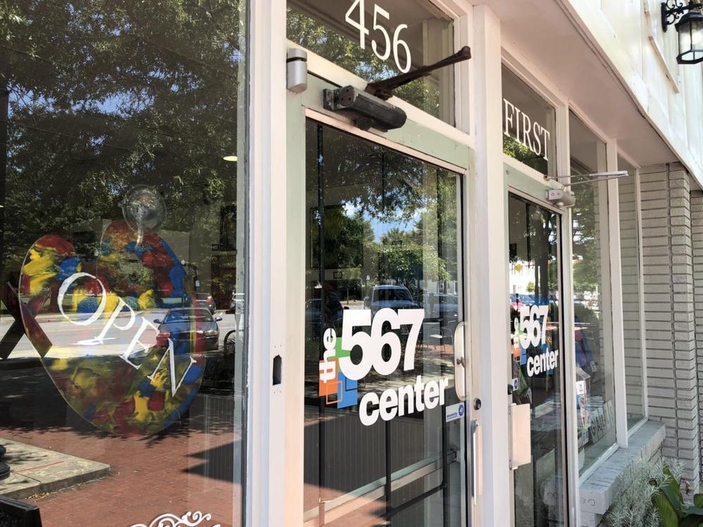 Macon’s 567 Center hosts the First Street Wine & Art Festival Sept. 8-10 and will hold a painting workshop with muralist Kevin Scene Lewis. (Liz Fabian)
