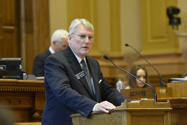 Sen. Mike Hodges in February 2024 session. Ross Williams/Georgia Recorder