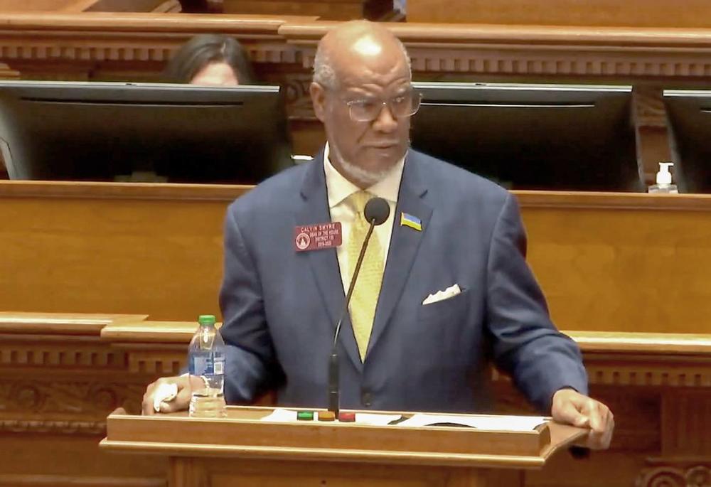 State Rep. Calvin Smyre addresses the Georgia General Assembly’s House on April 4, 2021. Georgia General Assembly  