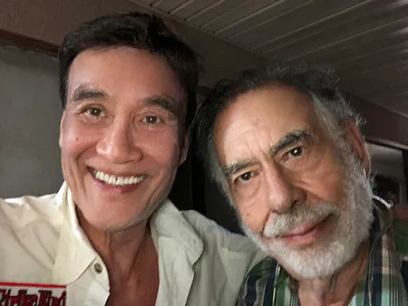 The selfie Robert Kim took with Francis Ford Coppola
