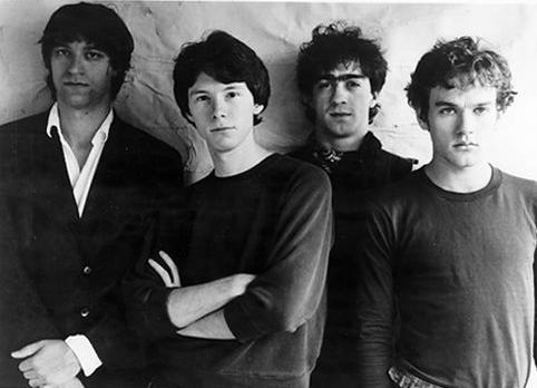 R.E.M. in the early days of their career, circa 1982. From left: Peter Buck, Mike Mills, Bill Berry and Michael Stipe.