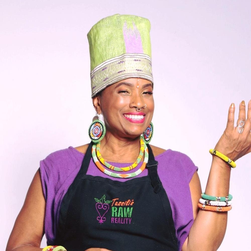 Tassili’s Raw Reality Café owner Tassili Ma’at. (Photo by Hakim Wilson/Photo Brothers Media)