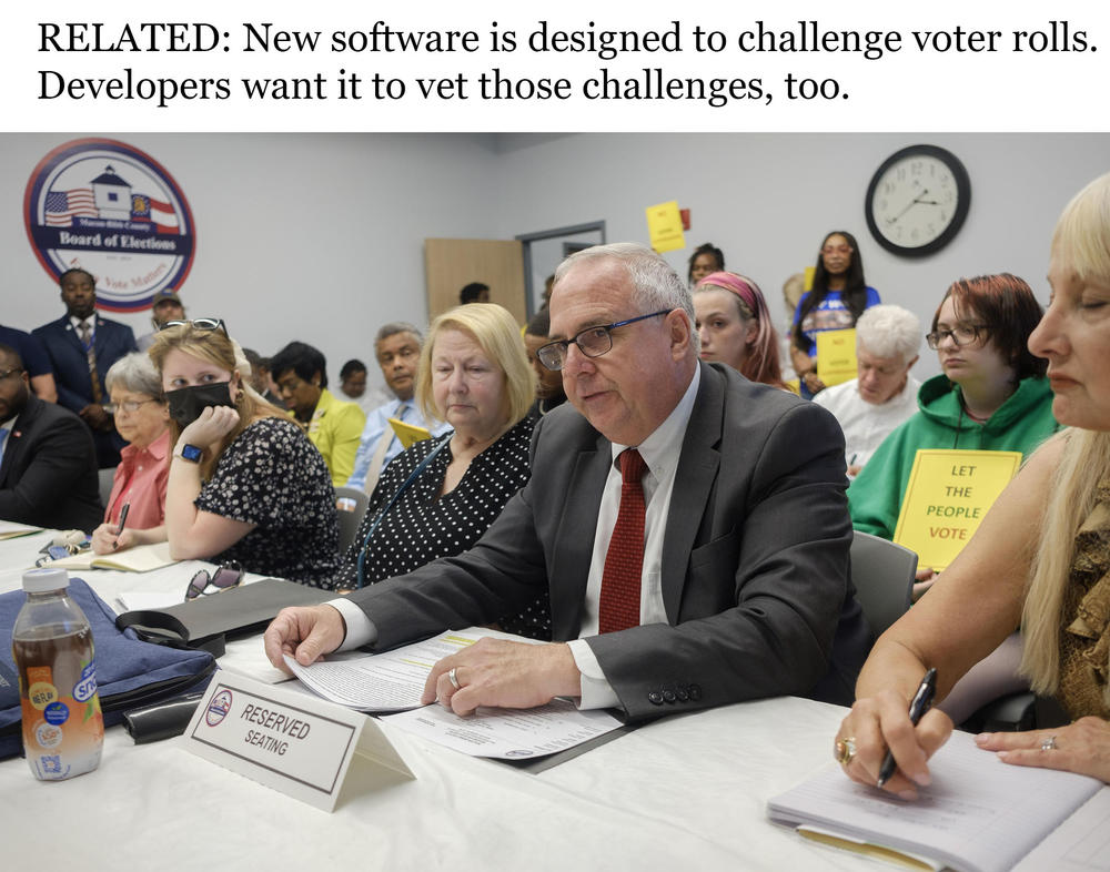 Click this link for another story about how an Eagle AI voter challenge was received in one Georgia county. 