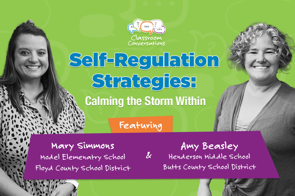 Mary Simmons and Amy Beasley in Classroom Conversations