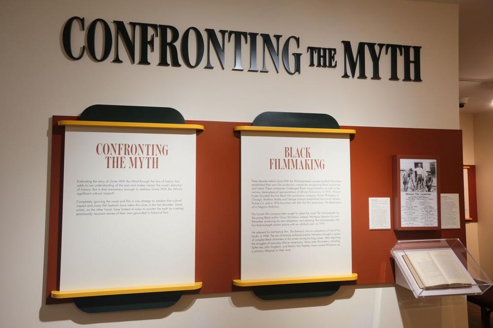 New exhibits at the Margaret Mitchell House address the myths about slavery and Reconstruction that undergird her epic story "Gone with the Wind."