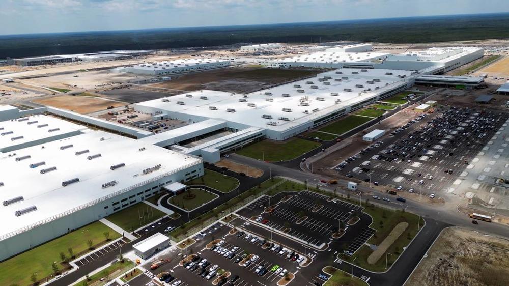 An aerial view of the Hyundai Motor Group Metaplant America in Bryan County, Georgia. Taken August 6, 2024. Courtesy of Hyundai Motor Group