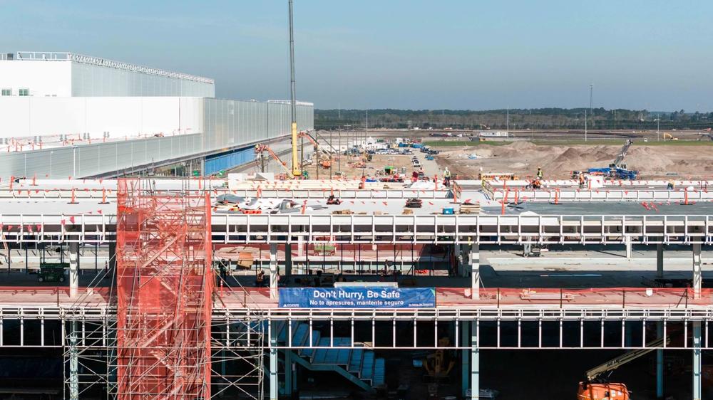 Construction of the Hyundai Metaplant, on March 20, 2024, in Bryan County, GA. Credit: Justin Taylor/The Current