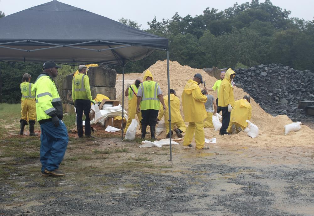 Houston County Sandbags. Credit: Ron Wildman