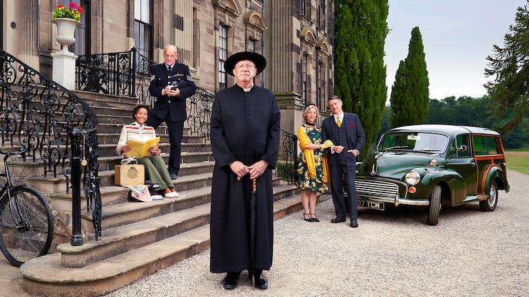 The cast of Father Brown.