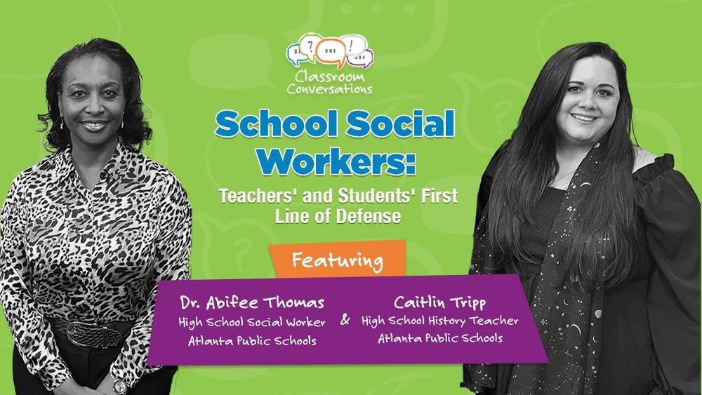 Dr. Afibee Thomas and Caitlin Tripp in Classroom Conversations