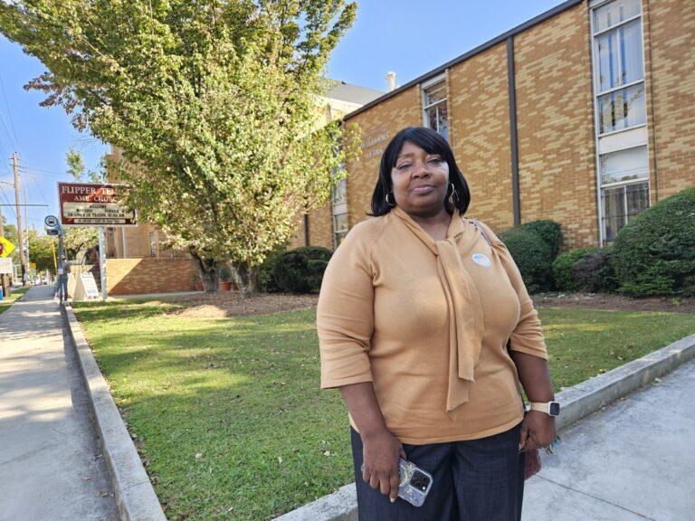 Leah Foster cast her ballot for Kamala Harris 2024. Ross Williams/Georgia Recorder