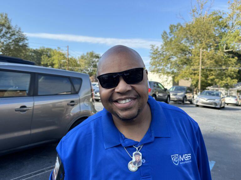 Octavis Smith voted early in south Fulton County on the first day he could, mostly because he wanted to get it over with. Jill Nolin/Georgia Recorder